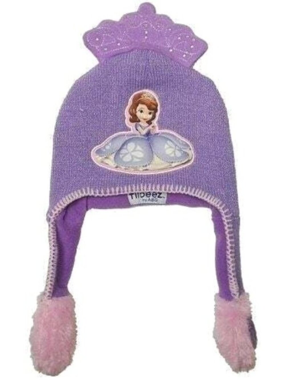 Girls Disney Sofia the First Princess Ages 4-12 Purple Flip Hat NWT - Picture 3 of 8